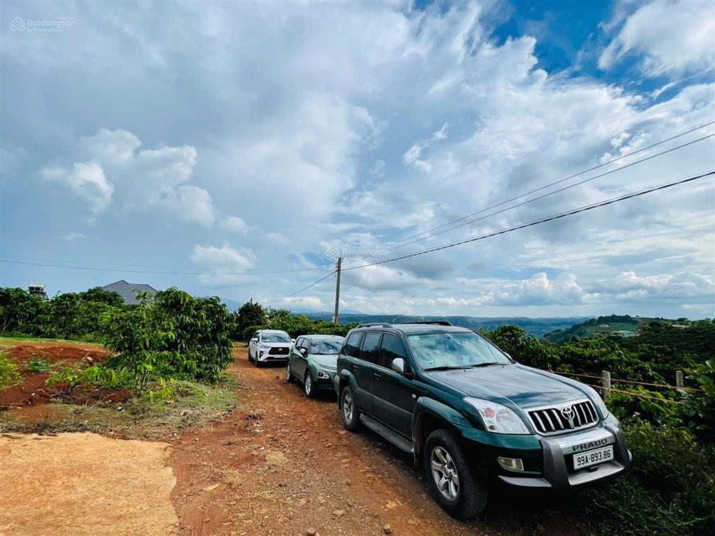 1686m2 đất săn mây, view đồi sông, giá 813 triệu/1000m2,sẵn vườn sầu riêng càfê, tân hà, gần đà lạt