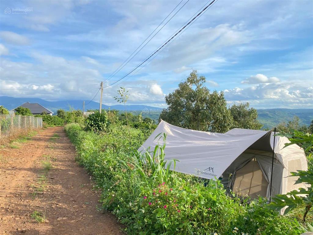 1686m2 đất săn mây, view đồi sông, giá 813 triệu/1000m2,sẵn vườn sầu riêng càfê, tân hà, gần đà lạt