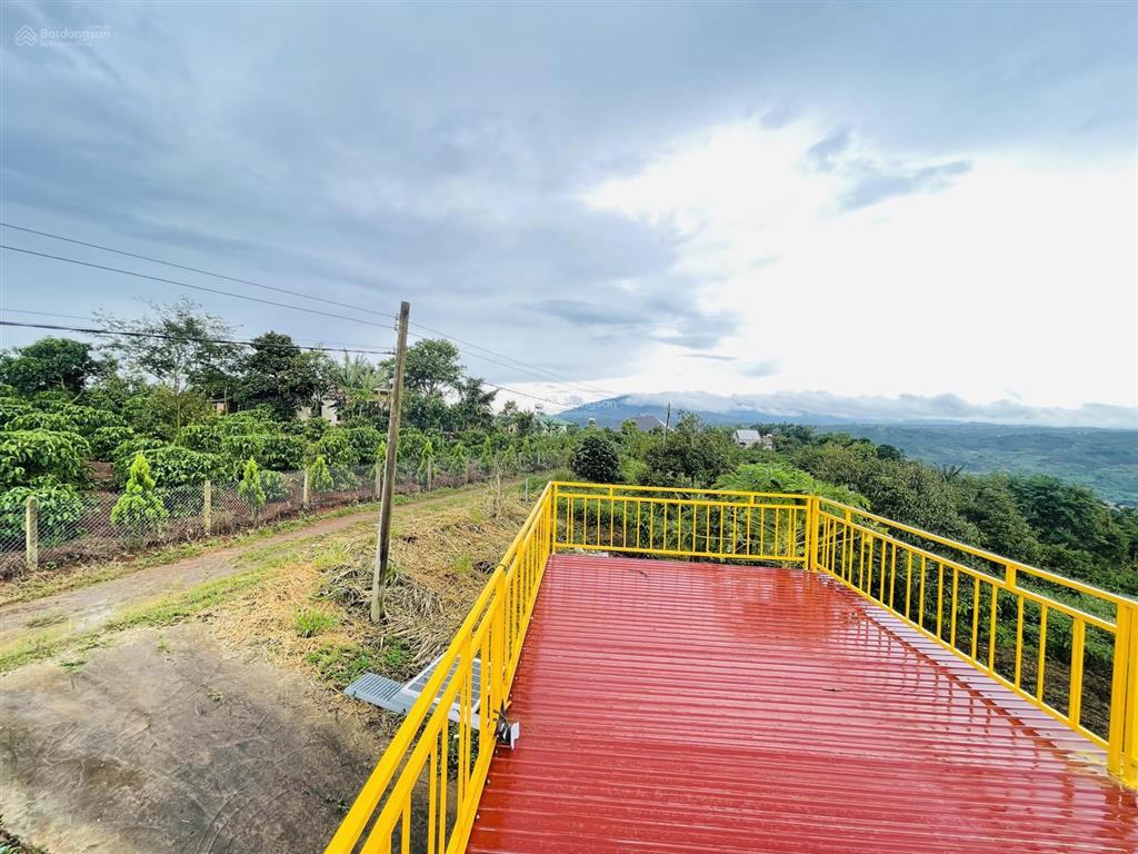 Săn mây  view sông] 1.686m đất tân hà lâm hà  sẵn nhà mới & vườn sầu riêng & cafe  giá 1,313 tỷ