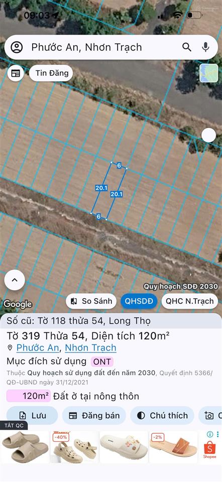 Cần bán lô đất 120m2 thuộc nhóm 4 dự án hud nhơn trạch (xã long thọ, huyện nhơn trạch, đồng nai)