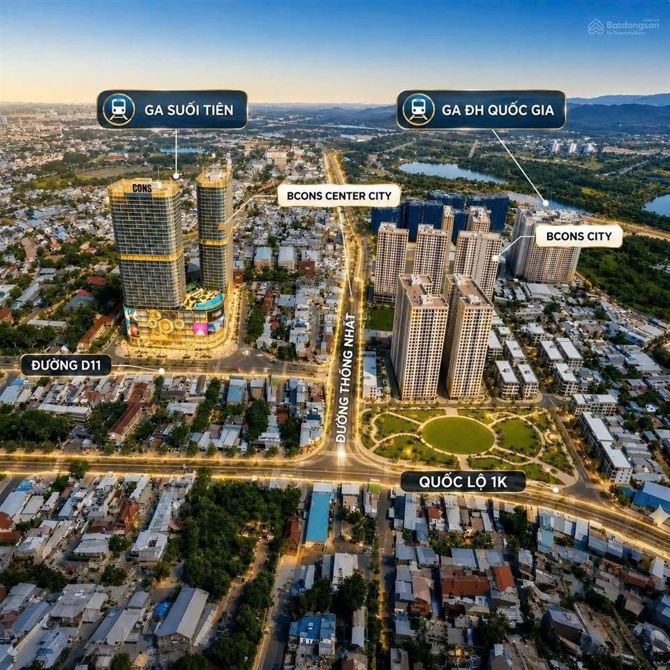 Chỉ 10% ký hợp đồng mua bán, thanh toán 2 đợt  sở hữu ngay căn hộ bcons center city
