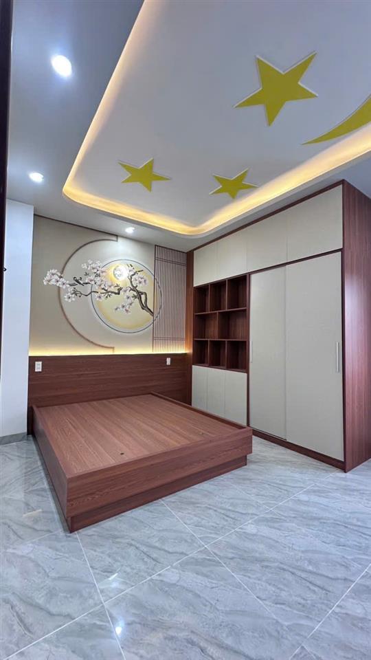 Nhà  hẻm xe tải khu phân lô Bình Thành gần chợ sát bên khu dân cư VL 54m2-5 Tầng 6 Tỷ 1