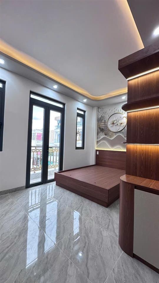 Nhà  hẻm xe tải khu phân lô Bình Thành gần chợ sát bên khu dân cư VL 54m2-5 Tầng 6 Tỷ 1