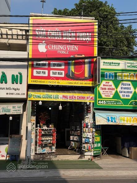 Mặt tiền 443 thống nhất, p. thông tây hội (p.11 cũ), gò vấp. giá 8.6 tỷ  0909 775 ***