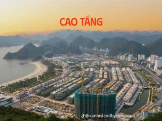 Bán gấp ch xanh island cát bà, 1,9 tỷ, 33m2, đẹp, full tiện ích jetski, vuifest, view pháo hoa
