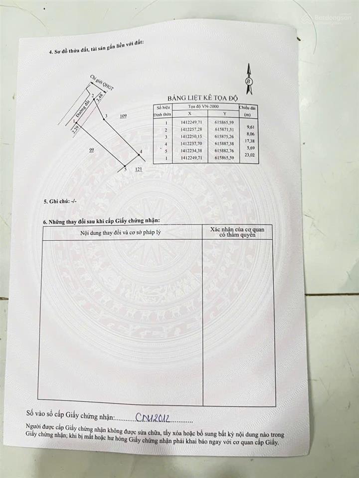 Bán đất thôn hải triều, xã tu bông, khánh hoà, gần biển, thích hợp xây biệt thự nghỉ dưỡng