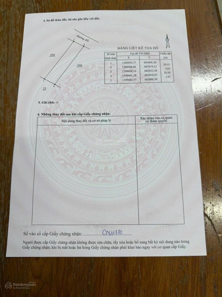 Bán 2 lô đất tại chợ xuân tự, tu bông khánh hoà cũ 102 m2/lô , pháp lý đầy đủ gần trường học