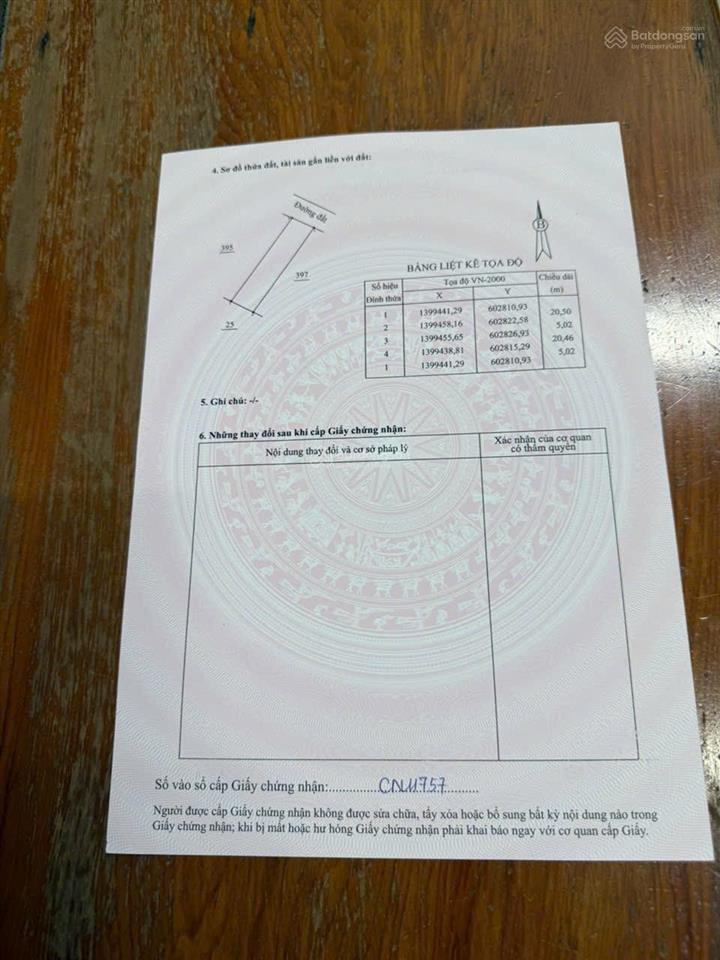 Bán 2 lô đất tại chợ xuân tự, tu bông khánh hoà cũ 102 m2/lô , pháp lý đầy đủ gần trường học