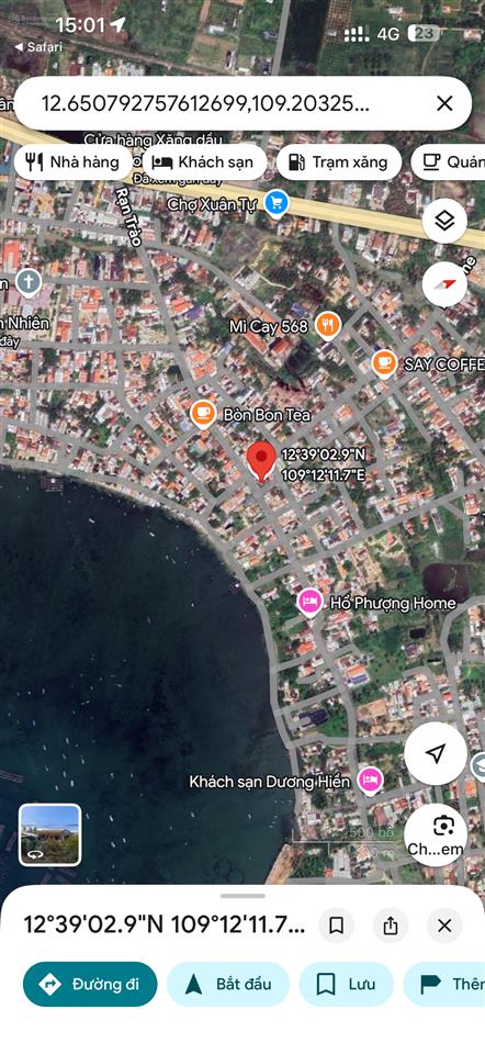 Bán đất tại xuân tự 1, vạn khánh khánh hoà, 24 triệu/m2, 117m2, hàng hiếm gần biển