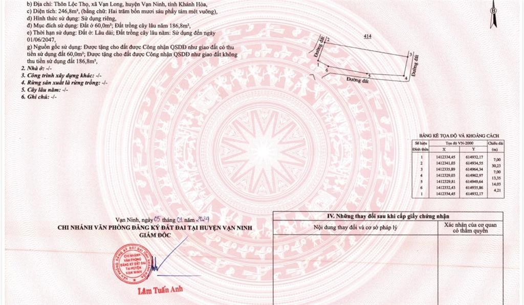 Bán đất vạn long  vạn ninh (kkt bắc vân phong) vị trí đẹp, tiềm năng đầu tư tốt