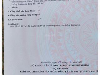 Chủ gửi] bán đất mặt tiền quốc lộ 1a vạn hưng, vạn ninh (bắc vân phong) kinh doanh sầm uất