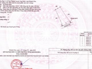 Bán lô đất đẹp tân dân 2  vạn thắng  giá chỉ 15 triệu/m2 vị trí thôn tân dân 2
