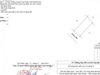 Bán lô đất full thổ cư 276,6m2 tại tân dân 1, vạn thắng, vạn ninh chỉ 13tr/m2