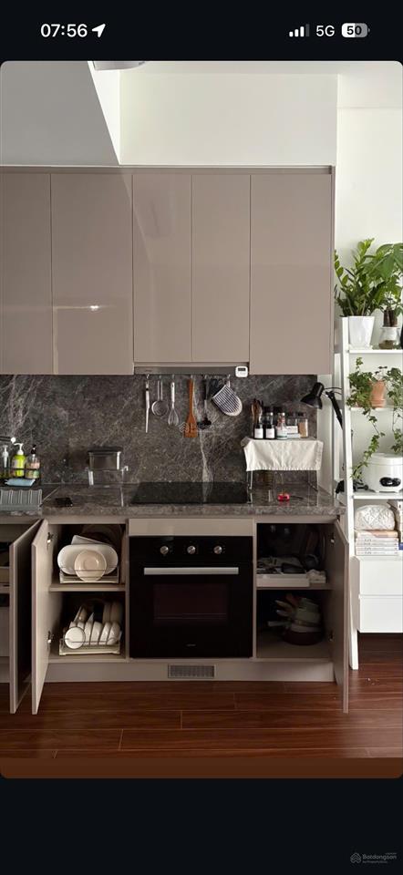 Cho thuê căn hộ 1pn+ 47,2m2 tòa h3 masteri water tầng cao, đã có nội thất