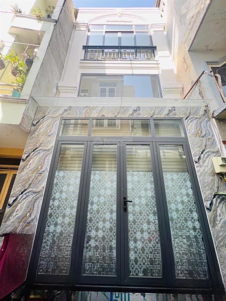 Nhà mới 3 tầng, nở hậu 5.4m, sổ hồng hoàn công, bến phú lâm quận 6