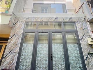 Nhà mới 3 tầng, nở hậu 5.4m, sổ hồng hoàn công, bến phú lâm quận 6