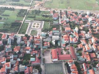 Đất đấu giá hồng hà, đan phượng(nay thuộc xã ô diên) hà nội. diện tích 85m² (lô góc view vườn hoa)