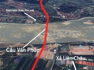 Em bán 90m2 đất tại vân nam,phúc thọ, hà nội, ( cách cầu vân phúc 500m )
