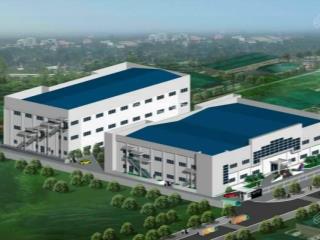 Cho thuê xưởng 1800m2, 2 tầng, có thiết kế đẹp mặt đường lớn tại phúc thọ.