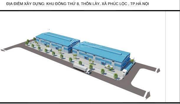 Cho thuê xưởng 1800m2, 2 tầng, có thiết kế đẹp mặt đường lớn tại phúc thọ.
