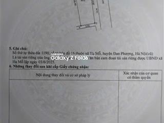 Bán đất thổ cư, tái định cư vành đai 4, xã hạ mỗ, huyện đan phượng, hà nội, diện tích 80m2 (ô góc)