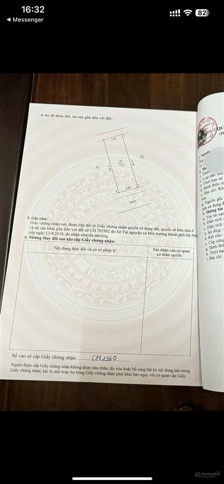 Bán đất đẹp tại gần mặt đường ql32 xã đan phượng, hà nội giá thỏa thuận, 75m2, nhiều tiện ích