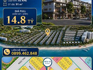 Căn liền kề xẻ khe ngọc trai vinhomes pearl bay nha trang giá tốt!