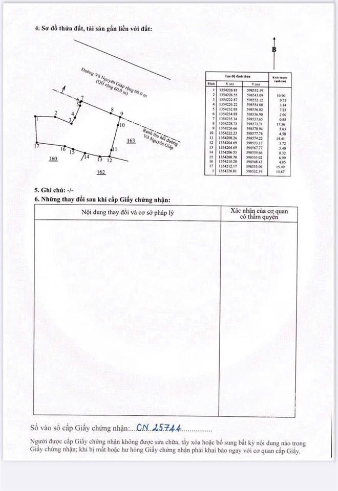 Bán 888m đất full thổ cư mặt tiền võ nguyên giáp, nha trang  ngang 23m đẹp xuất sắc