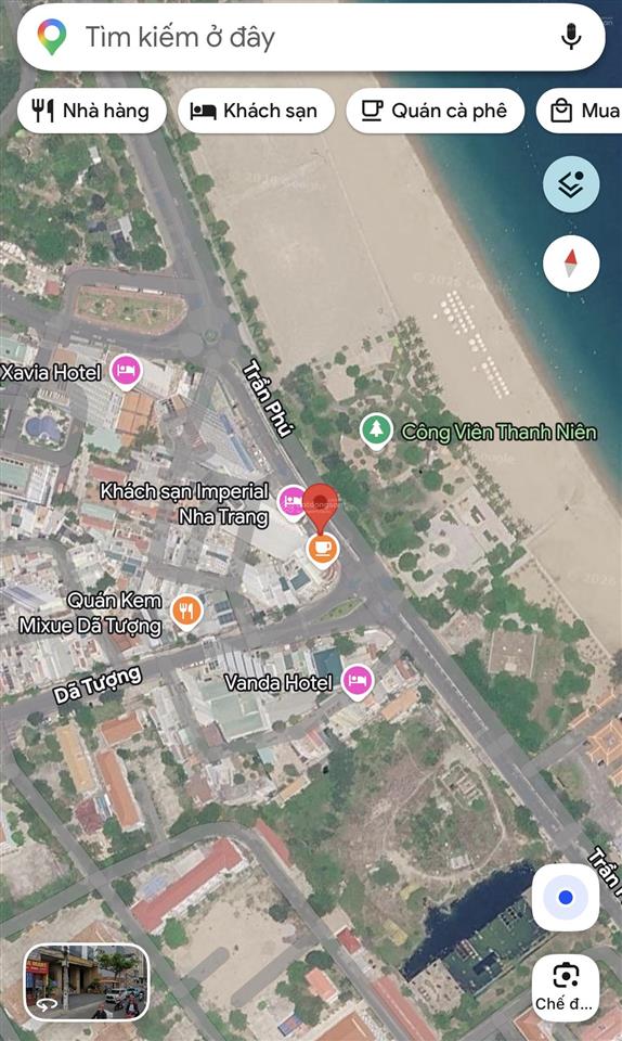 Bán đất tặng nhà mặt tiền trần phú trực diện công viên và biển ngang 10,3m