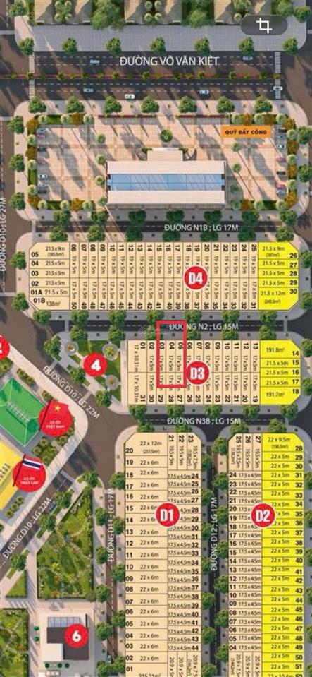 Bán đất nền dự án khu đô thị cát tường western pearl 2, giá 630 triệu, 85m2
