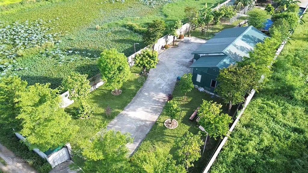 Nhà vườn sinh thái 1844m2 chỉ việc về ở tại quốc oai, hà nội cách big c 23km