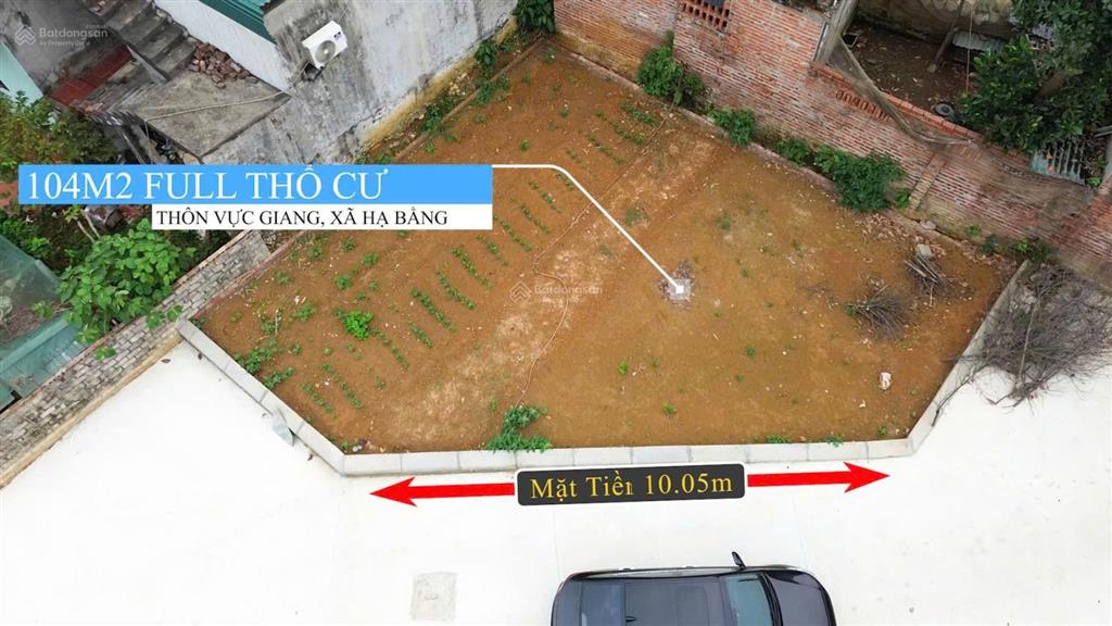 Bán đất tại xã hạ bằng, 3 tỷ, 100m2 giá siêu hời