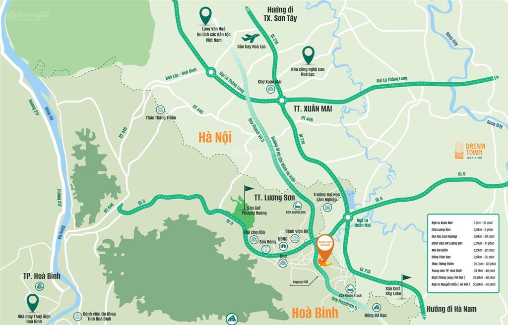 Mở bán đợt 1 dự án dream town lương sơn, sát nghỉ dưỡng legacy hill và kcn nhuận trạch, giá rẻ nhất