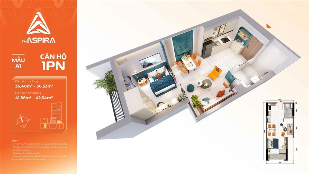 Chuyển nhượng studio aspira hướng đông nam