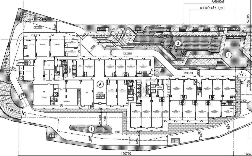 Bán căn shophouse khối đế chỉ 4,5 tỷ. vị trí thuận tiện khai thác cho thuê. sở hữu lâu dài