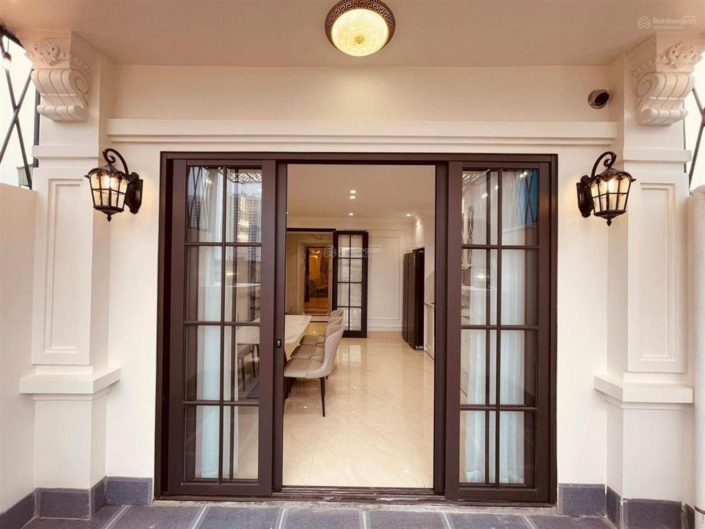 Bán nhà phân lô khu đô thị đền lừ hoàng mai 7 tầng thang máy  gara oto 7 chỗ dt 50m x mt 4.1m