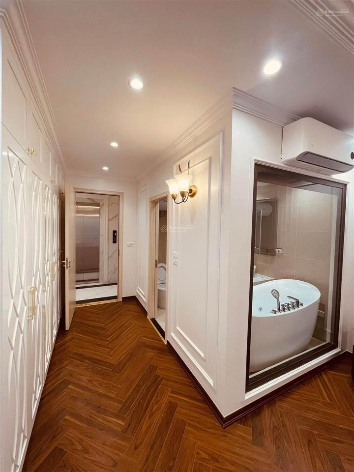 Bán nhà phân lô khu đô thị đền lừ hoàng mai 7 tầng thang máy  gara oto 7 chỗ dt 50m x mt 4.1m