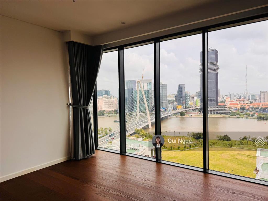 Bán 3pn crest 152m2, tầng cao, view sông không chắn