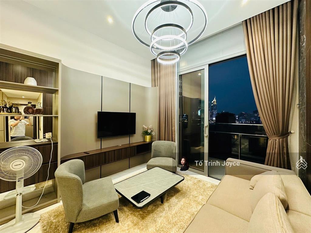 View pháo hoa cho thuê 2pn empire city  view sông sg, skyline quận 1  trần cao  lung linh về đêm