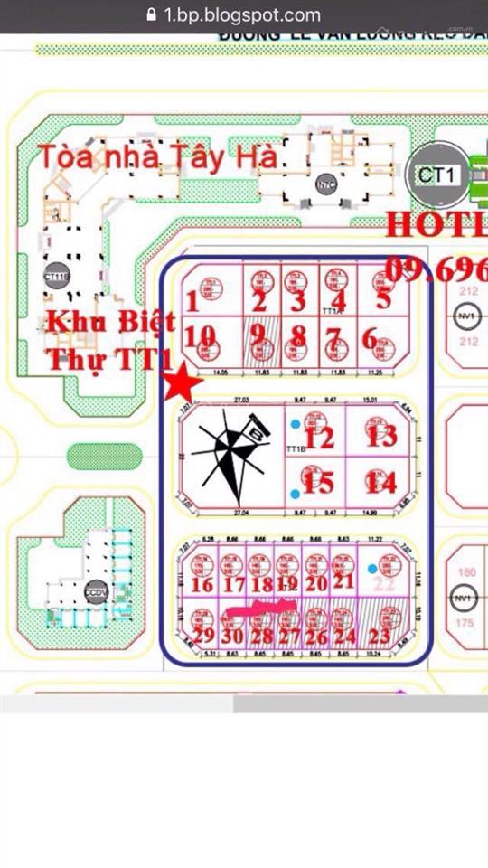 Bán biệt thự căn góc 250m2, kđt phùng khoang, nam cường, vị trí siêu đẹp, hàng hiếm. 0914 102 ***