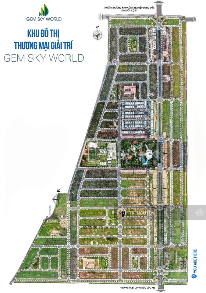 Vip lô 6*20m đường 16m gần trung tâm bán giá 3 tỷ sổ sẵn công chứng ngay gem sky world