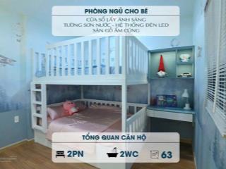 Suất ngoại giao bcons solary 61.5m2 2pn, 2wc 2,182 (full vat)