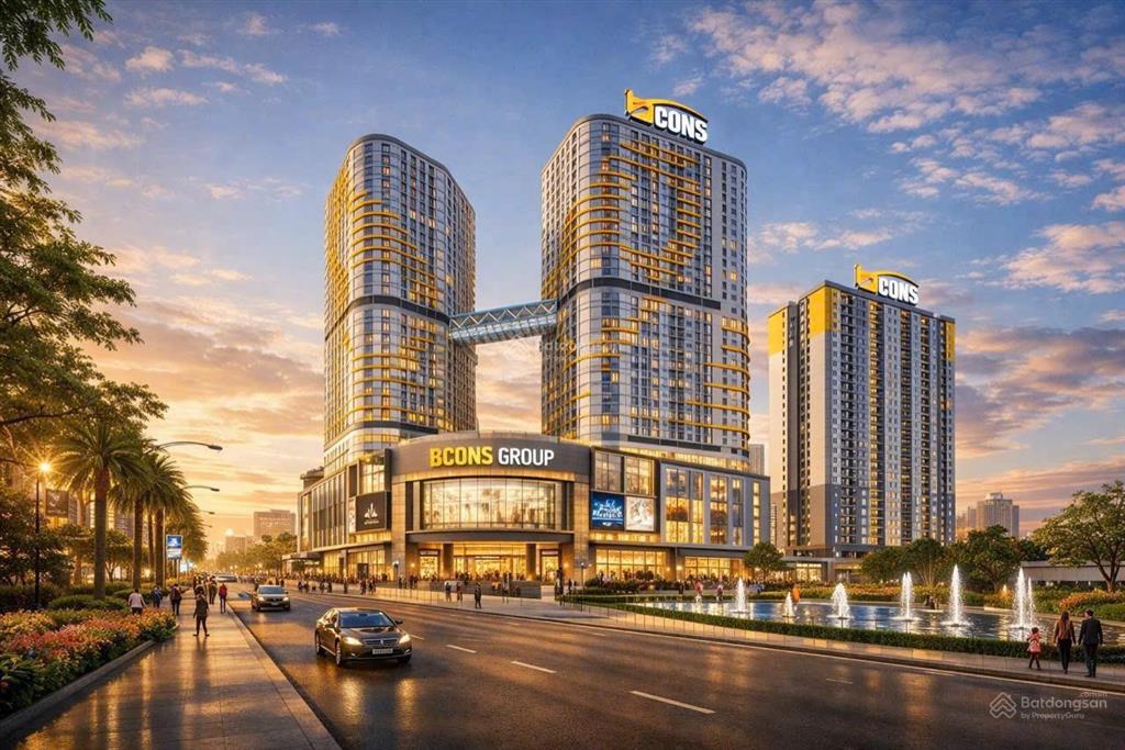Bán nhanh căn góc suất nội bộ bcons center giá 3,21 tỷ tặng ngay 2 chỉ vàng pnj + tv 65 inches