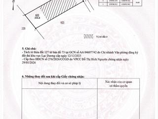 Mình cần bán lô đất đầu năm ngay tại trung tâm phường lang biang đà lạt