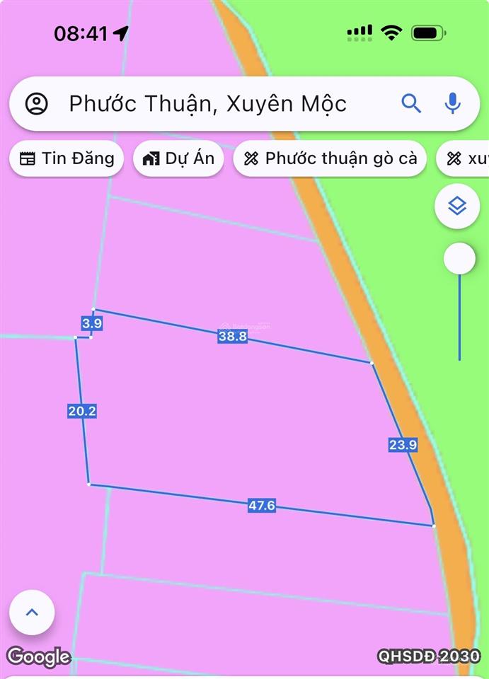 Gần 1000m2, sát bãi tắm công cộng biển hồ tràm. có 100m2 thổ cư, 24m mt nhựa. giá rẻ