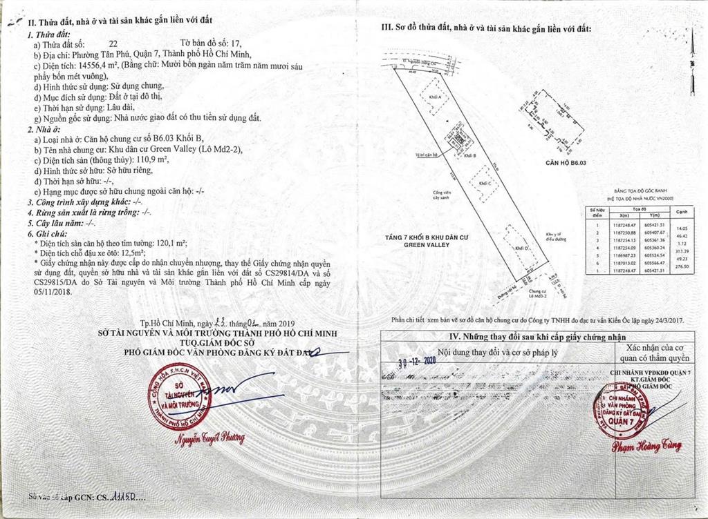 Bán gấp căn hộ green valley quận 7 3 pn  2wc  giá chỉ 10 tỷ