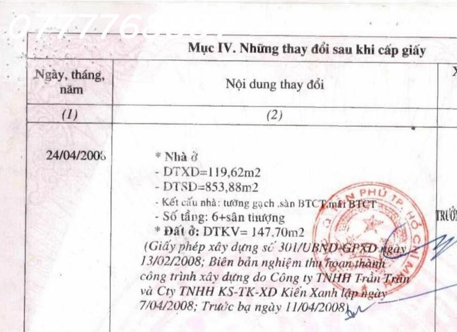 🏢 NGỘP BANK TÒA CDHDV 30P PHÚ THỌ HÒA - 7 TẦNG THANG MÁY - CHỈ 20 TỶ