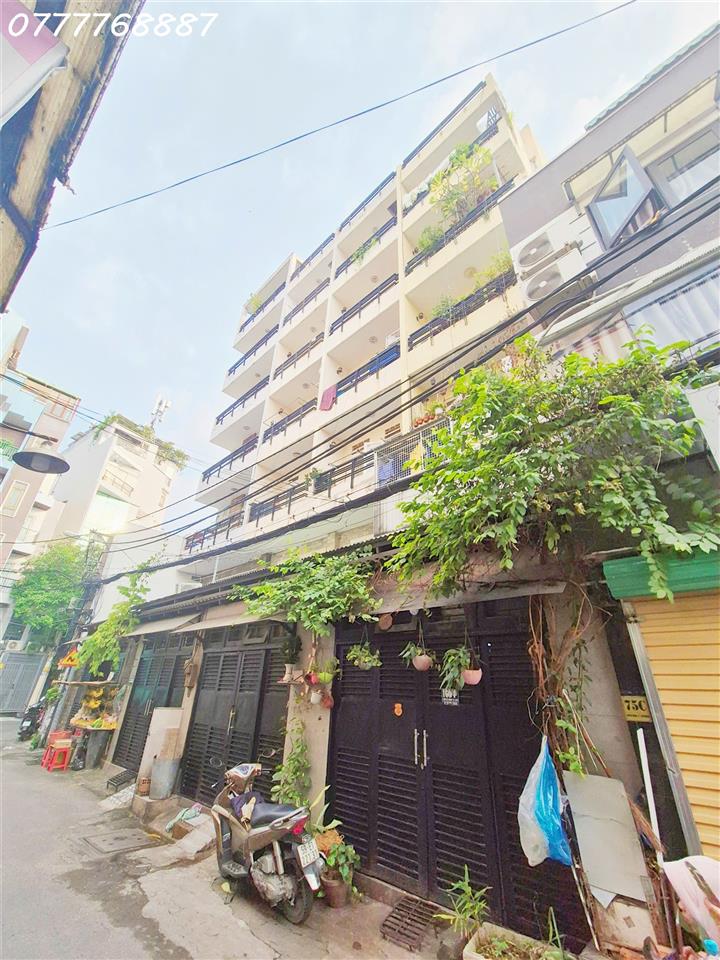 NGỘP BANK BÁN GẤP TÒA CHDV 7 TẦNG KHU PHAN XÍCH LONG, NGANG 16M
