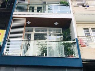 Nhà mặt tiền phan văn trị, nhà mới đẹp, nội thất cơ bản, đúc 4 tầng