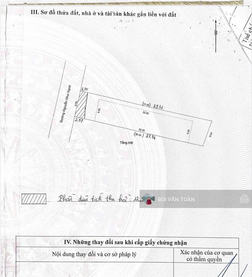 Rẻ hơn cả chữ rẻnhà mặt đường nguyễn như hạnh gần ngã ba huếdt 180 mặt tiền 6mgiá sốc 7,7 tỷ